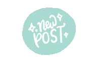 New Post Sparkle Sticker