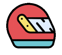 Car Driving Sticker by Shell