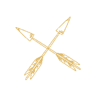 Bow And Arrow Travel Sticker