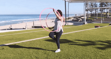 HappyHealthyHoops twins hooper hooping hula hooping GIF