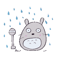 Raining Rainy Day Sticker