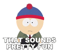 Stan Marsh Sound Fun Sticker by South Park