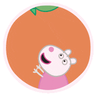 Balloon Ride Suzy Sheep Sticker by Peppa Pig Theme Park - Florida