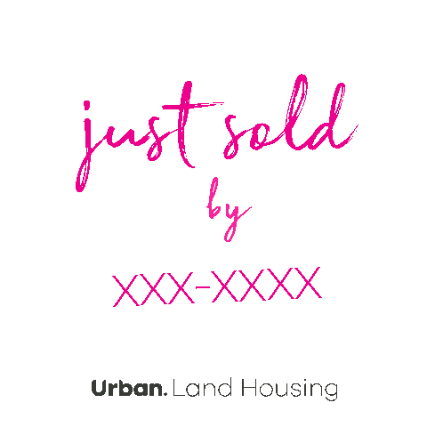 Just Listed Sticker by Urban Land Housing