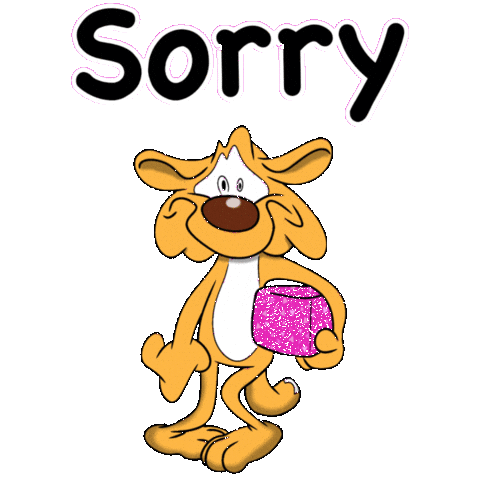 Sorry Apologies Sticker by Elnaz  Abbasi