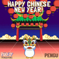 Chinese New Year Penguin GIF by Pudgy Penguins