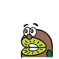 zespri_jp wow omg かわいい びっくり Sticker