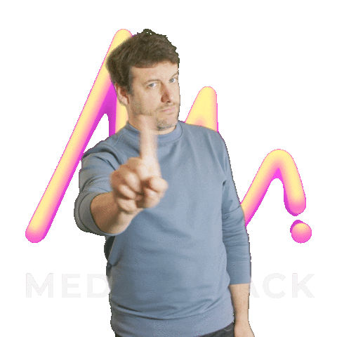 Finger No Sticker by MediaAttack