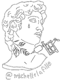Michellelafille Sticker by Statue Tattoo