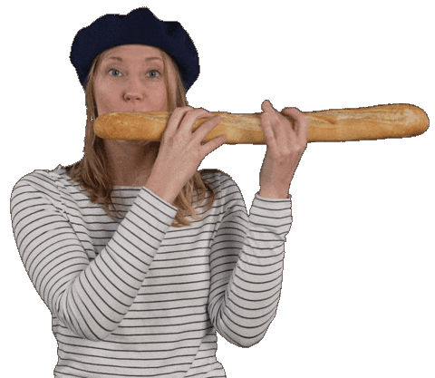 French Girl Bread Sticker by Clementine Productions