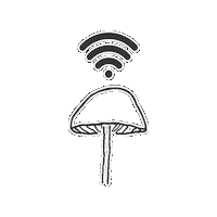 Mushroom Downloading Sticker