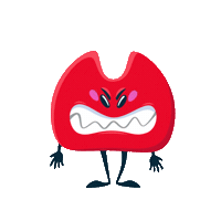 Anger Jeza Sticker by Eurospin Slovenija