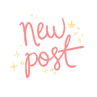 New Post Sparkles Sticker by jessthechen