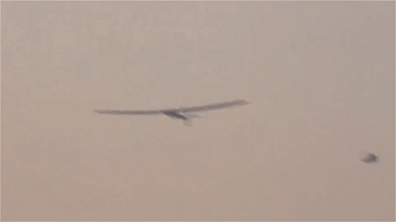 Solar Impulse Plane Lands in Cairo
