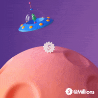 Moon Spin GIF by Millions