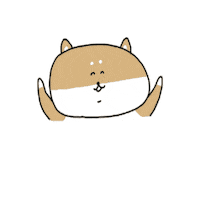 aburaage dog 犬 shibainu 柴犬 Sticker