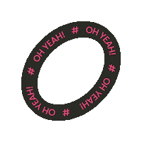 Oh Yeah Circle Sticker by bboxforkids