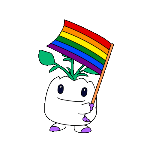 Gay Pride Rainbow Sticker by Magic Eden