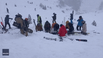 Skiers Dig Frantically to Free Trapped Man After Tahoe Avalanche