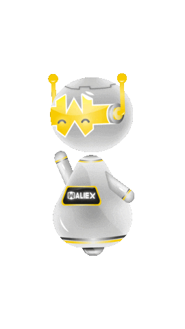 Waliex robot hola saludo saludar Sticker