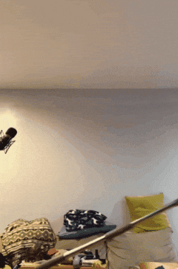 Cant See Walking Stick GIF by Ramaj Eroc