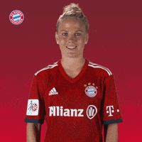 Happy Champions League GIF by FC Bayern Women