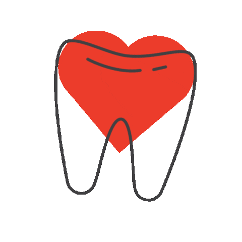 Corazon Union Sticker by Dental para Cual