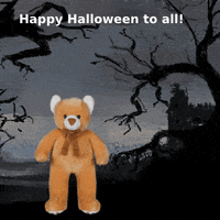 Teddy Bears Halloween GIF