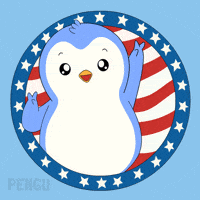 United States Party GIF by Pudgy Penguins
