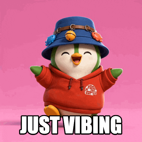 Penguin Vibing GIF by ZaddyFi