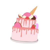 Cake Торт Sticker