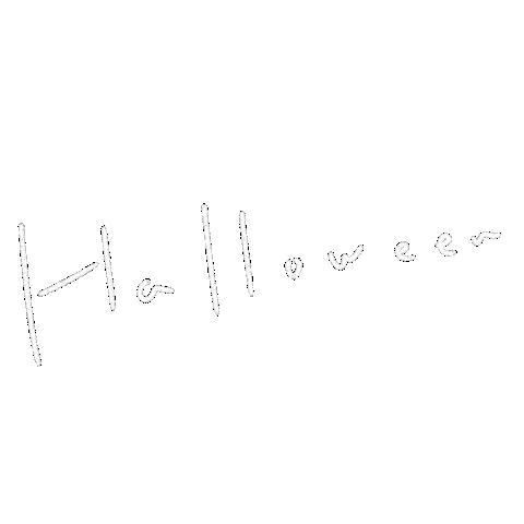 Halloween Font Sticker