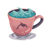 Sea Ocean Sticker by De Aqua Vivo