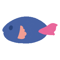 inthedeep fish swimming dory fishie Sticker