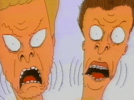 Beavis And Butthead Reaction GIF