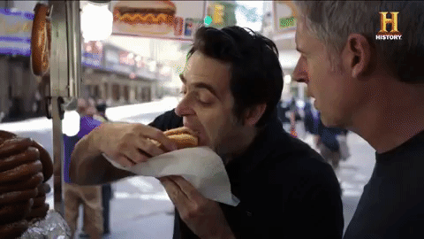 hot dog GIF by History UK