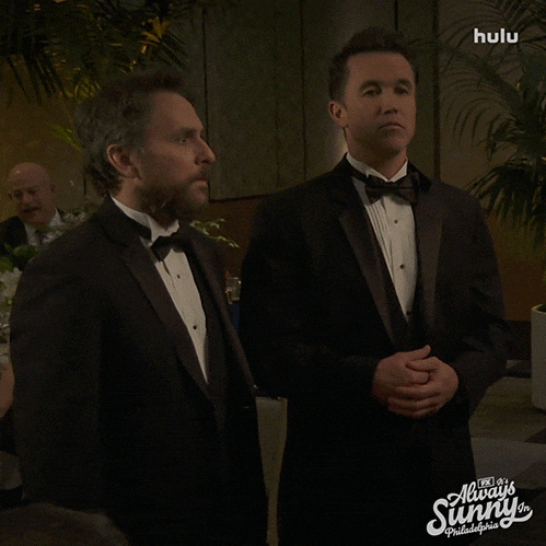 Stand Up Straight Season 17 GIF by It's Always Sunny in Philadelphia