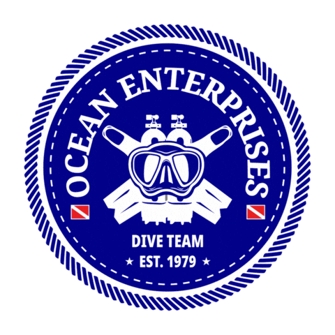 oceanenterprises giphyupload oe ocean enterprises san diego scuba Sticker