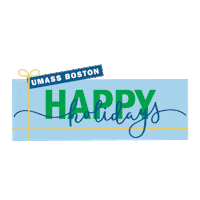 Holiday Presents Sticker by UMass Boston