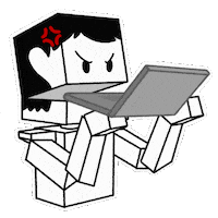 Angry Office Sticker