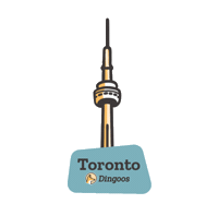 Canada Toronto Sticker by Dingoos Australia