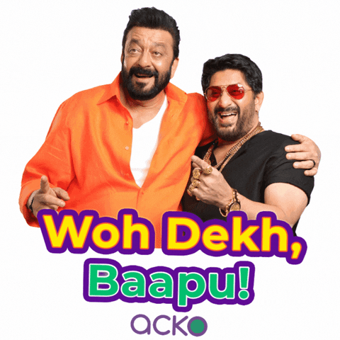 Happy Munna Bhai GIF by ACKO India