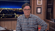 Stephen Colbert Lip Bite GIF by The Late Show With Stephen Colbert