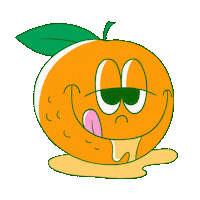 chrisuphues orange juice chris uphues shop beautiful days Sticker