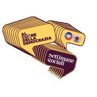 SettimaneSocialiTrieste al cuore della democrazia settimane sociali trieste settimane sociali Sticker