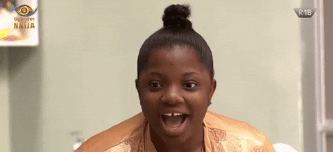 BigBrotherNaija giphyupload shocked surprised bbnaija GIF