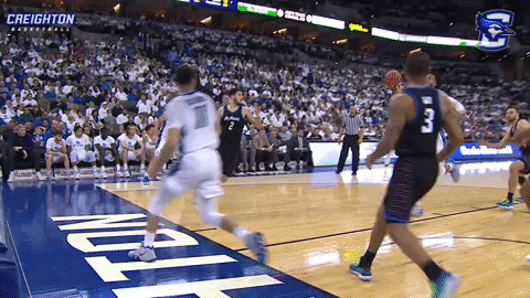 high five creighton bluejays GIF by Creighton University Athletics