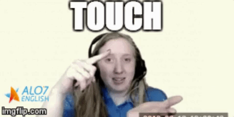touch total physical response GIF by ALO7.com