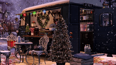 AutumnCozy giphyupload christmas snow winter GIF