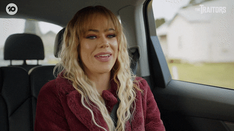 Fun Exit GIF by The Traitors Australia